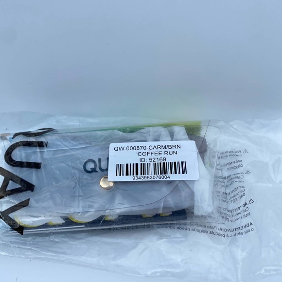 Quay Australia Coffee Run Caramel Brown Sunglasses Oversized Women's - Picture 4 of 9